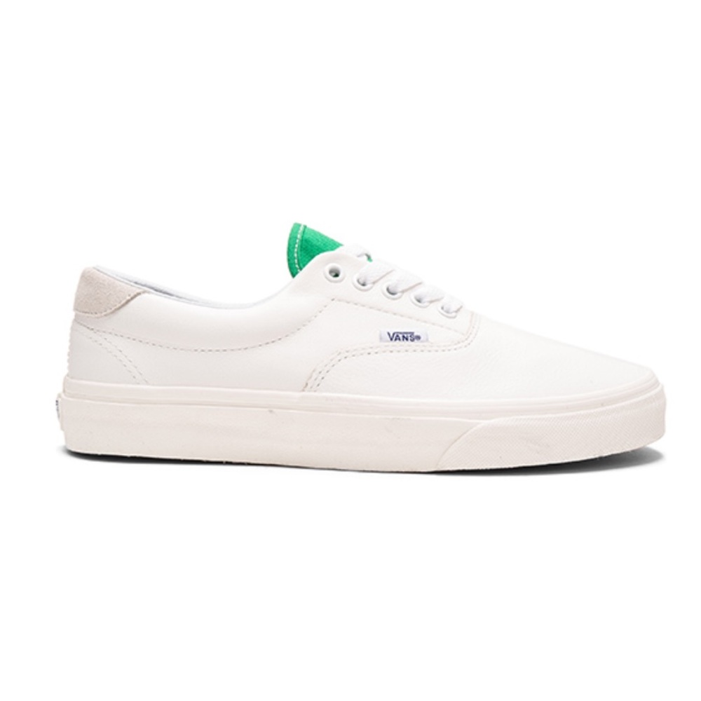 Vans Era 59 in True White & Kelly Green